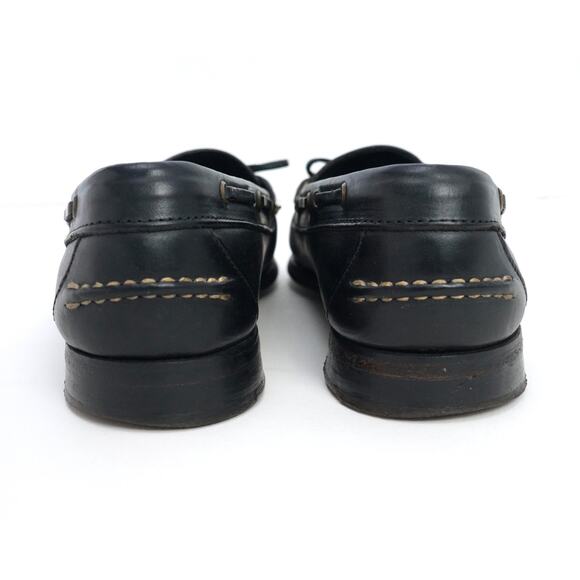 Polo Ralph Lauren Tassel Penny Loafers Black Leather Mens 9.5 main image 5
